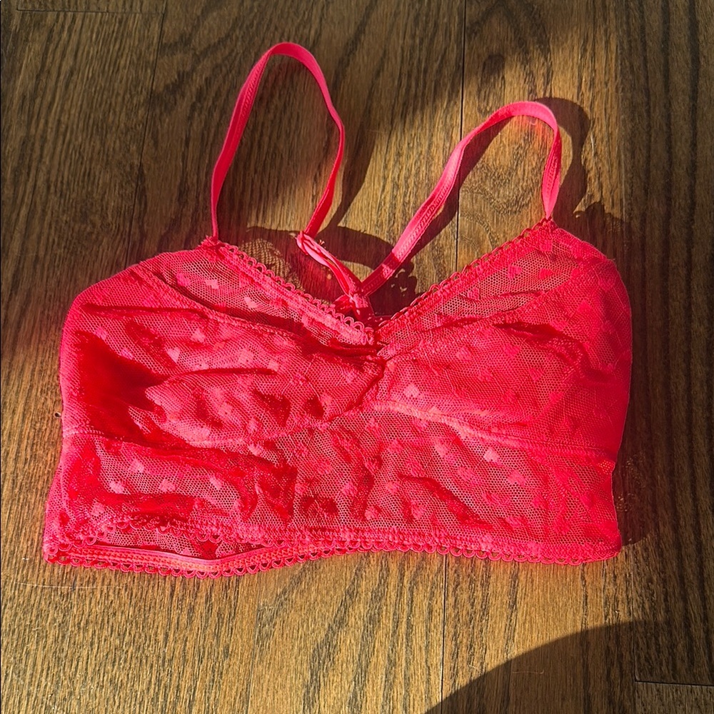 Kirra Red Bandeau with Spaghetti Straps